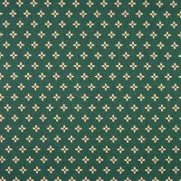 Groen met beige bloemetje