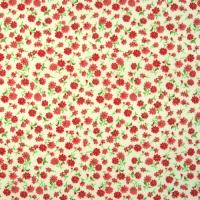 Ivoor met rood bloemetje FQ
