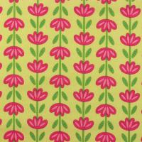 Groen met roze bloemen FQ