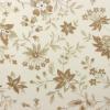 Ivoor (pearl) met sierlijke donkere beige bloem: St. Cathrine FQ