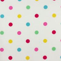 Ivoor met kleurige dots FQ