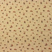 Beige met kleine bruine bloemetjes