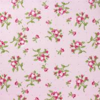 Roze met rozerode roosjes