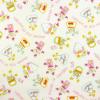 3684 - Creme met tasjes en bloemetjes