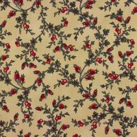 Beige met rode vruchtjes en zwarte takjes FQ