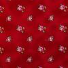 FQ3834 - Rood met rozerode roosjes FQ