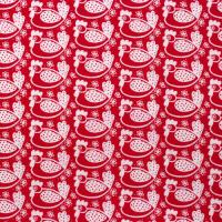 Rood met witte kip