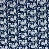 3945 - Blauw met witte kip