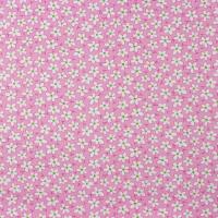 Roze met kleine witte bloemetjes FQ