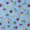 FQ4041 - Blauw met schattige vogeltjes PASTEL FQ