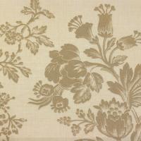 Ivoor met beige bloemen motief