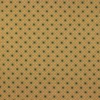 Beige met ruit van groene stipjes en sterren