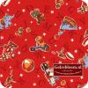 Rood met speelgoed