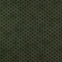 Groen met klein rood tulpenprintje