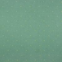 Groenblauw met lichte gele puntjes