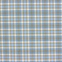 Geweven ruit blauw beige