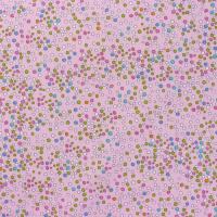 Roze, licht, met kleine gekleurde bubbels