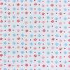 FQ4808 - Wit met rode, blauwe en roze vierkantjes FQ