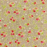Beige met oranje rode vruchten FQ