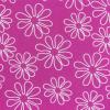 4837 - Roze met eenvoudige witte bloem