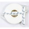 BA4894 - Wit bandje met blauwe kippen 2 cm breed (per 10cm)