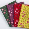 Groen met roze roosjes FQ