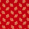 4917 - Rood met beige takje met creme besjes