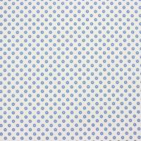 Ivoor met blauwe dot met outline
