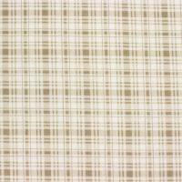 Ivoor beige ruit geprint