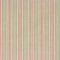 Beige met rood, bruin, creme strepen