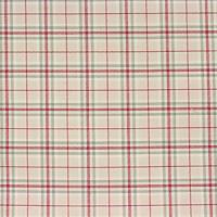 Creme met rood en beige ruit
