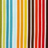 5116 - Wit met blauw groen oranje rood en gele strepen BERMUDA