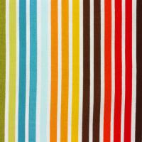 Wit met blauw groen oranje rood en gele strepen BERMUDA