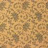 5142 - Geelbeige met grijze bloemenprint/vine