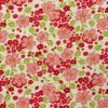 5199 - Creme met roze en rode bloemen