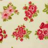 5202 - Creme met toeven roze en rode bloemen