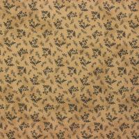 Beige met donkerblauw bloemetje