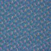 5224 - Blauw met klein roze rozenknopje
