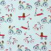 Blauw (aqua) metverschillende bikes