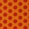 5244 - Oranje met grote donkerder dots