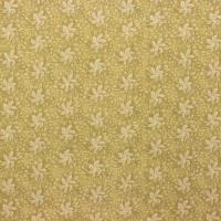 Beige met blaadjes en bloemetjes