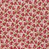 Ivoor met ruit en roze rode bloemen