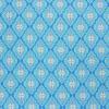 5403 - Blauw met lichterblauwe sierprint