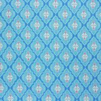 Blauw met lichterblauwe sierprint