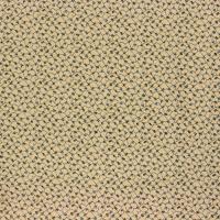 Ivoor/lichtbeige met kleine blauw zwarte print  FQ