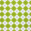 FQ5490 - Wit met groene wiebertjes met blauwe streep FQ