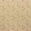 6019 - Beige met ruitjespatroon van knoopjes