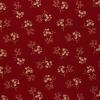 6046 - Rood met beige anjers