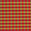 6211 - Rood - groen - oranje geweven ruit