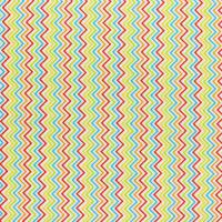 Wit-ivoor met fijn blauw groen rood geel zigzag streepje